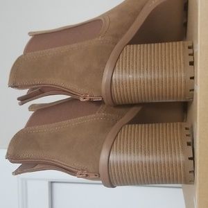 JustFab Lug Sole Ankle Boots